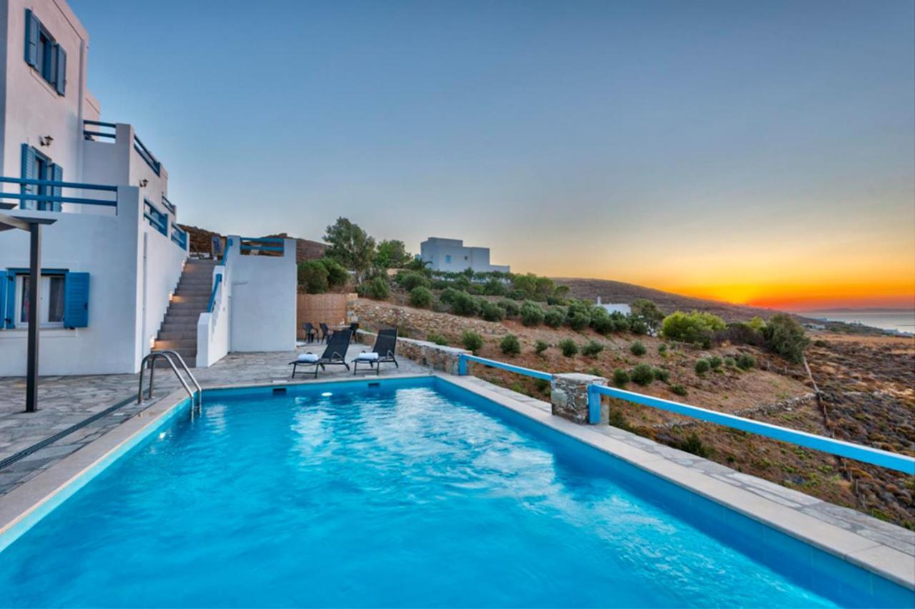 הוילה Posidhonía Oceania House With Sea View מראה חיצוני תמונה