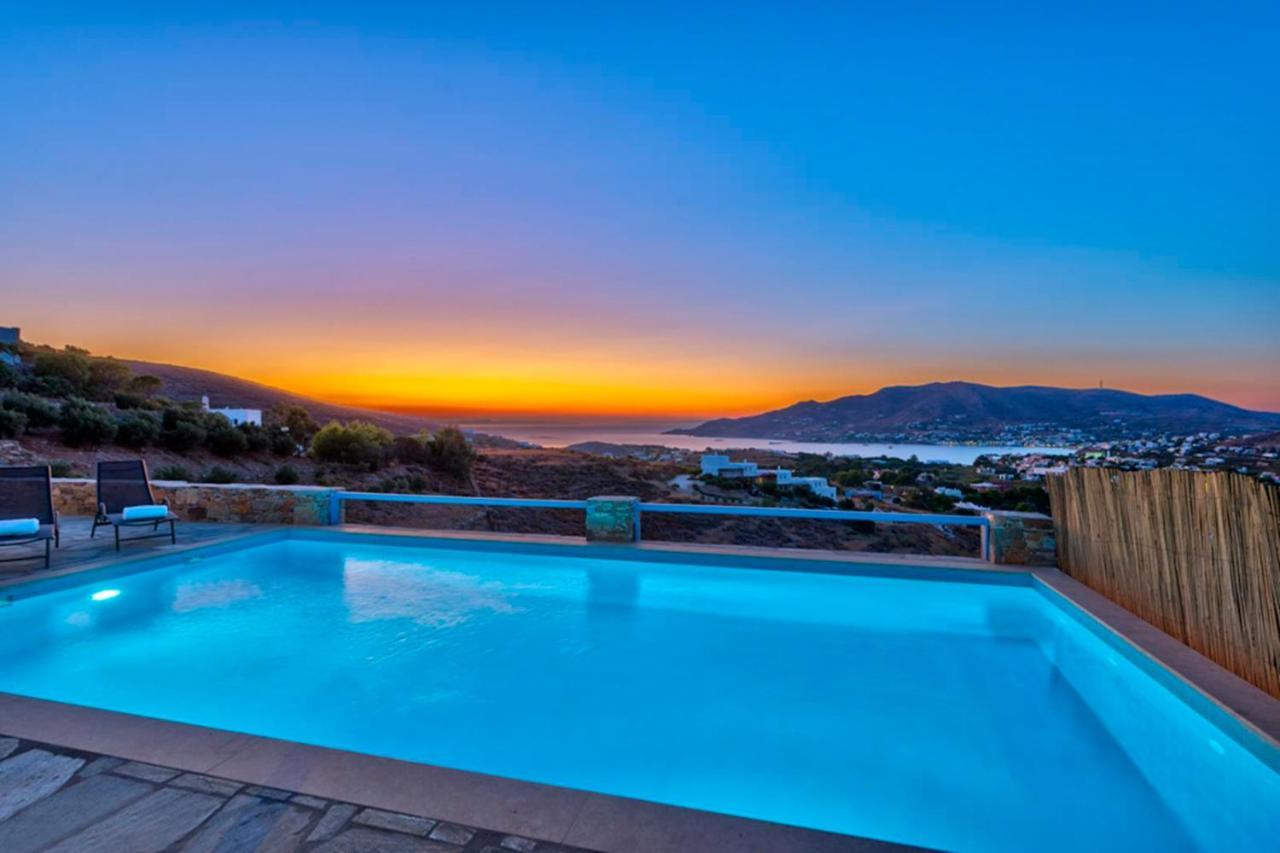 הוילה Posidhonía Oceania House With Sea View מראה חיצוני תמונה