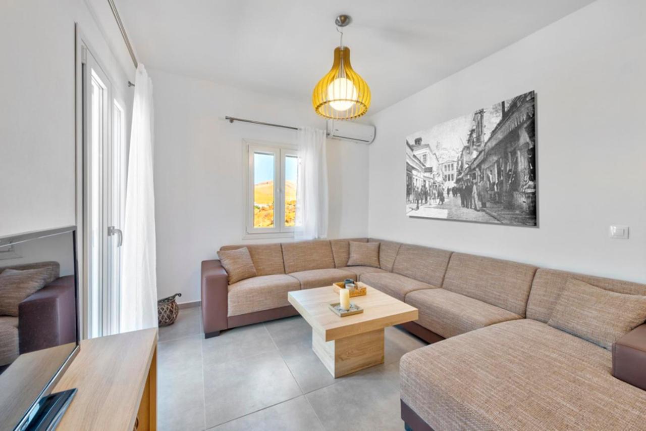 הוילה Posidhonía Oceania House With Sea View מראה חיצוני תמונה