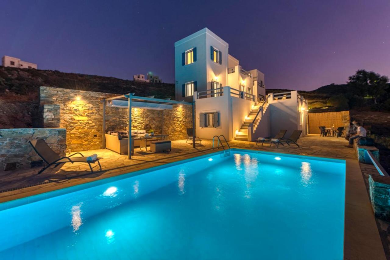 הוילה Posidhonía Oceania House With Sea View מראה חיצוני תמונה